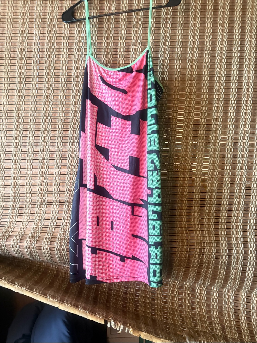 Dolls Kill Pink & Mint Graphic Mini Dress